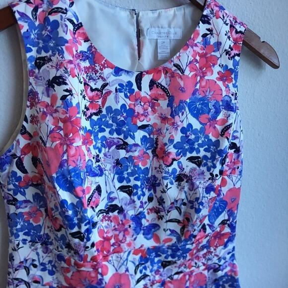 Charter Club Floral Keyhole Dress 2P - Picture 4 of 8